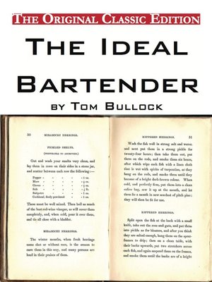cover image of The Ideal Bartender, by Tom Bullock - The Original Classic Edition